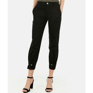 Express high waist utility cargo straight pants Size 10